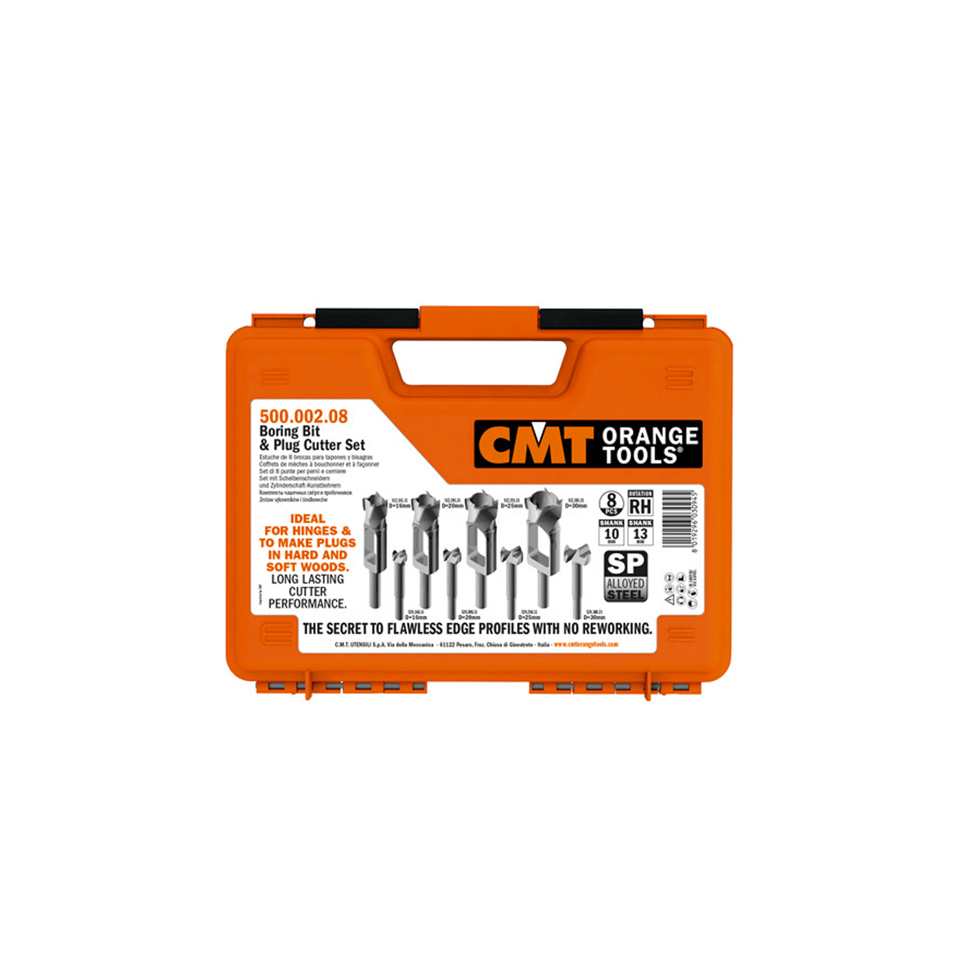 Coffret 8p per/char 500.001.08 cmt 8/15mm