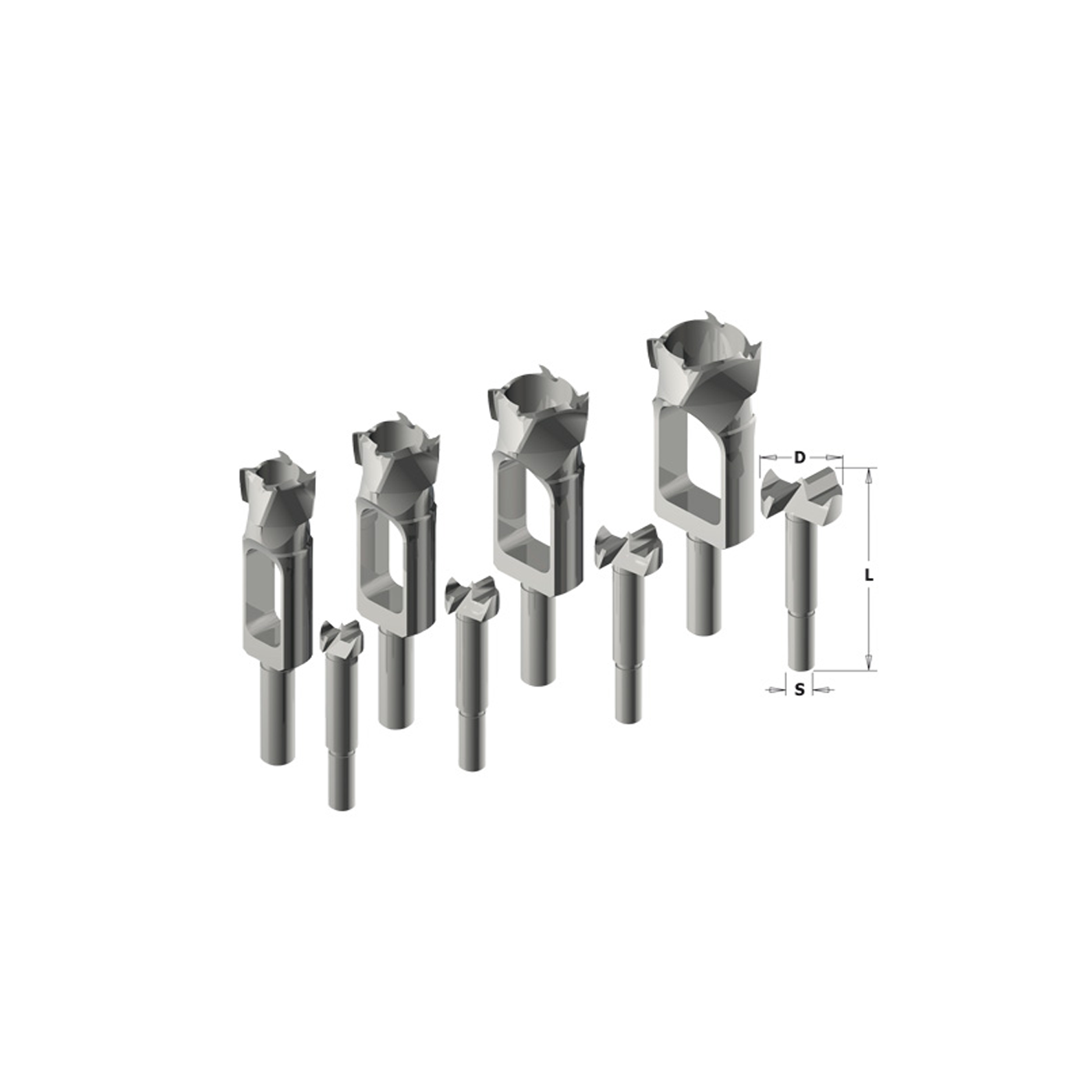 Coffret 8p per/char 500.001.08 cmt 8/15mm