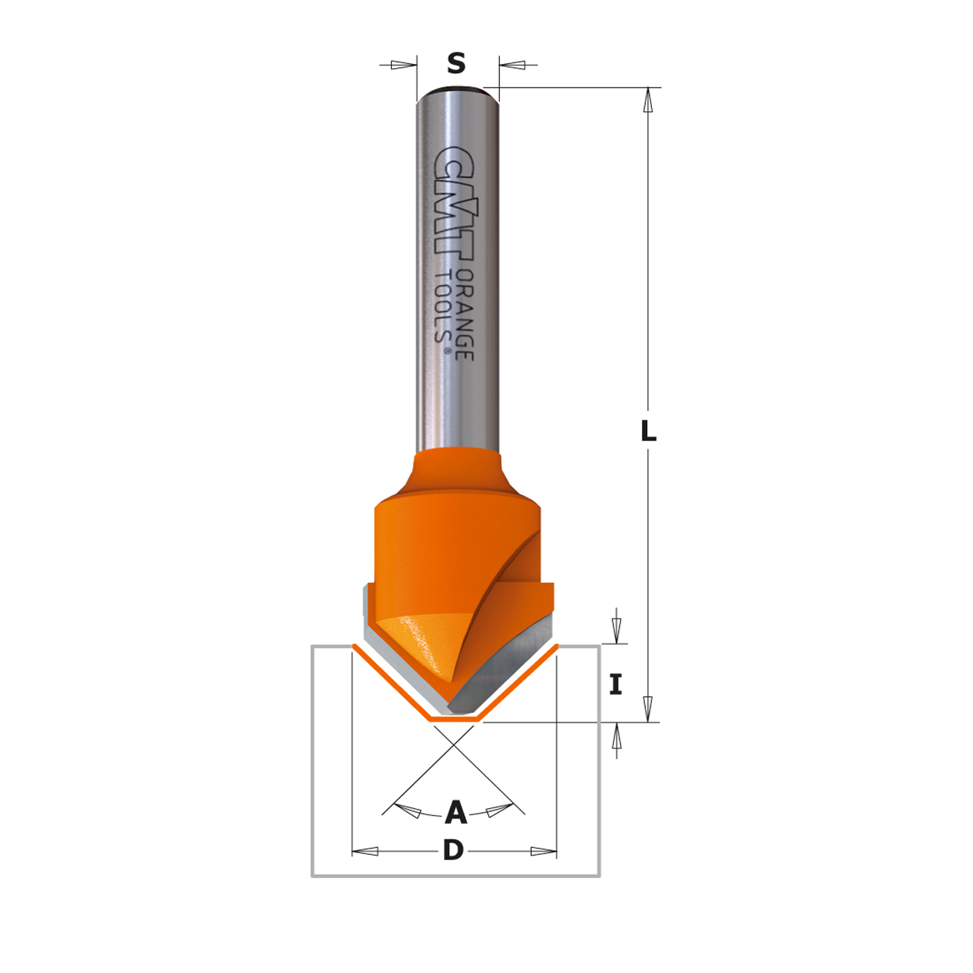 Fraise def 915.001.11 v90° q8 cmt