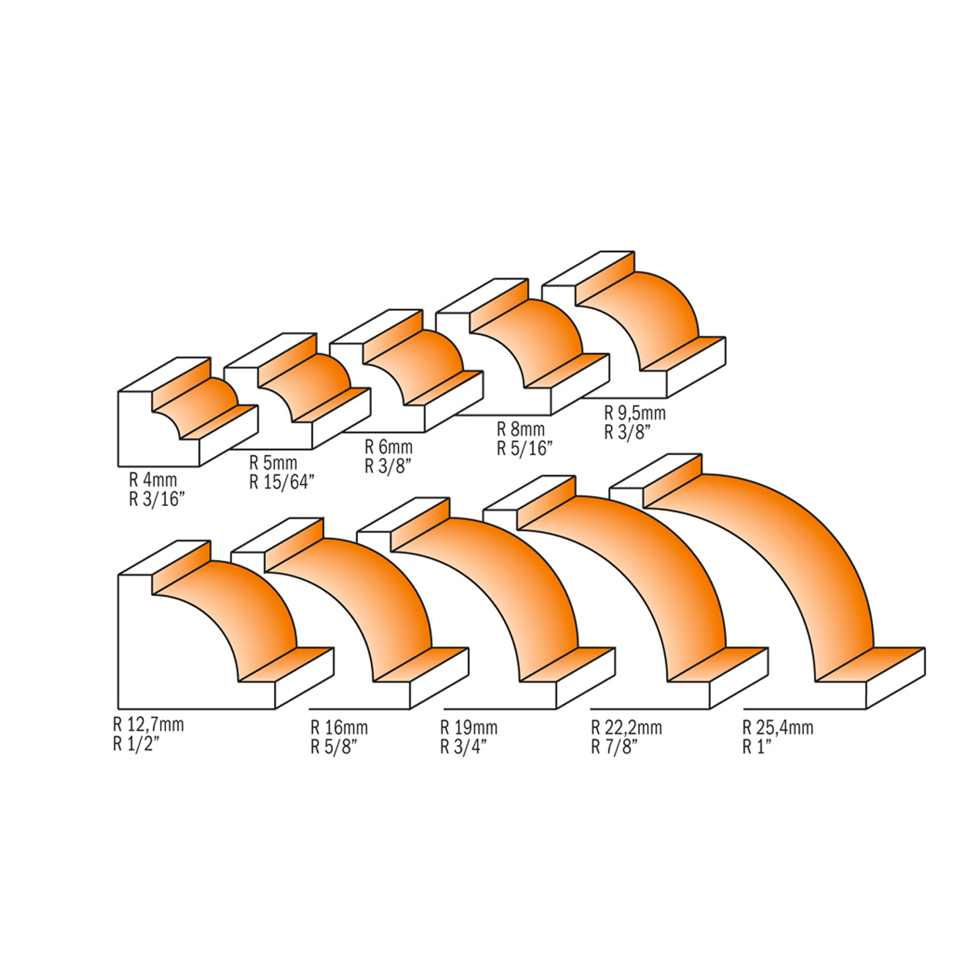 Fraise def 927.080.11 s/8 cmt