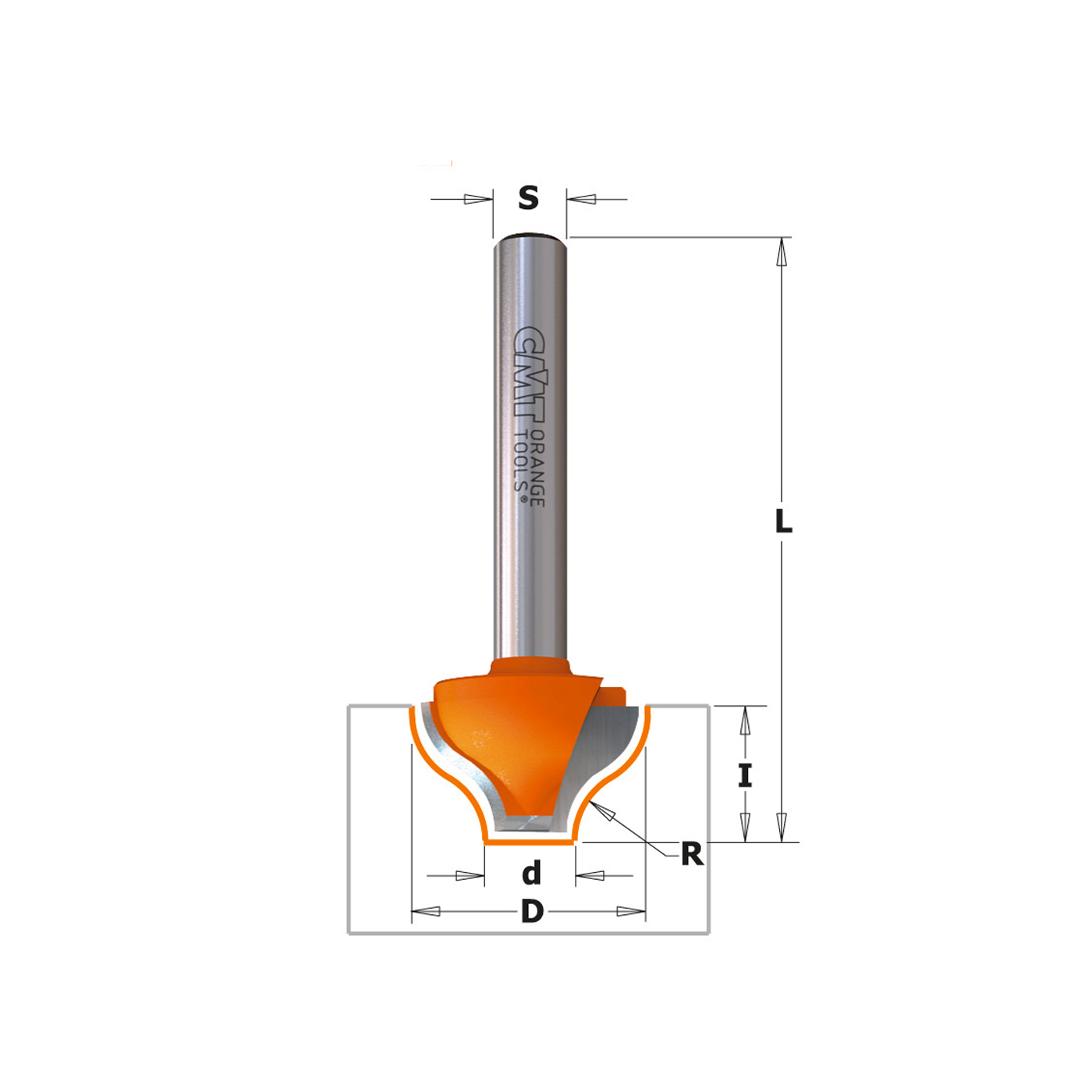 Fraise def 965.402.11 s/8 cmt