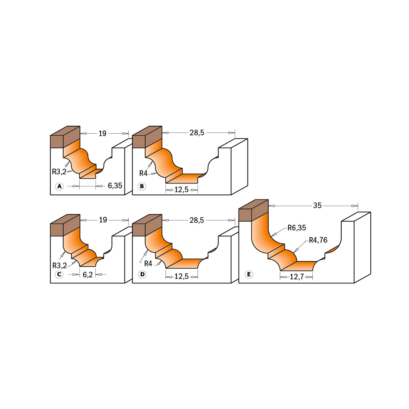 Fraise def 965.202.11b s/8 cmt