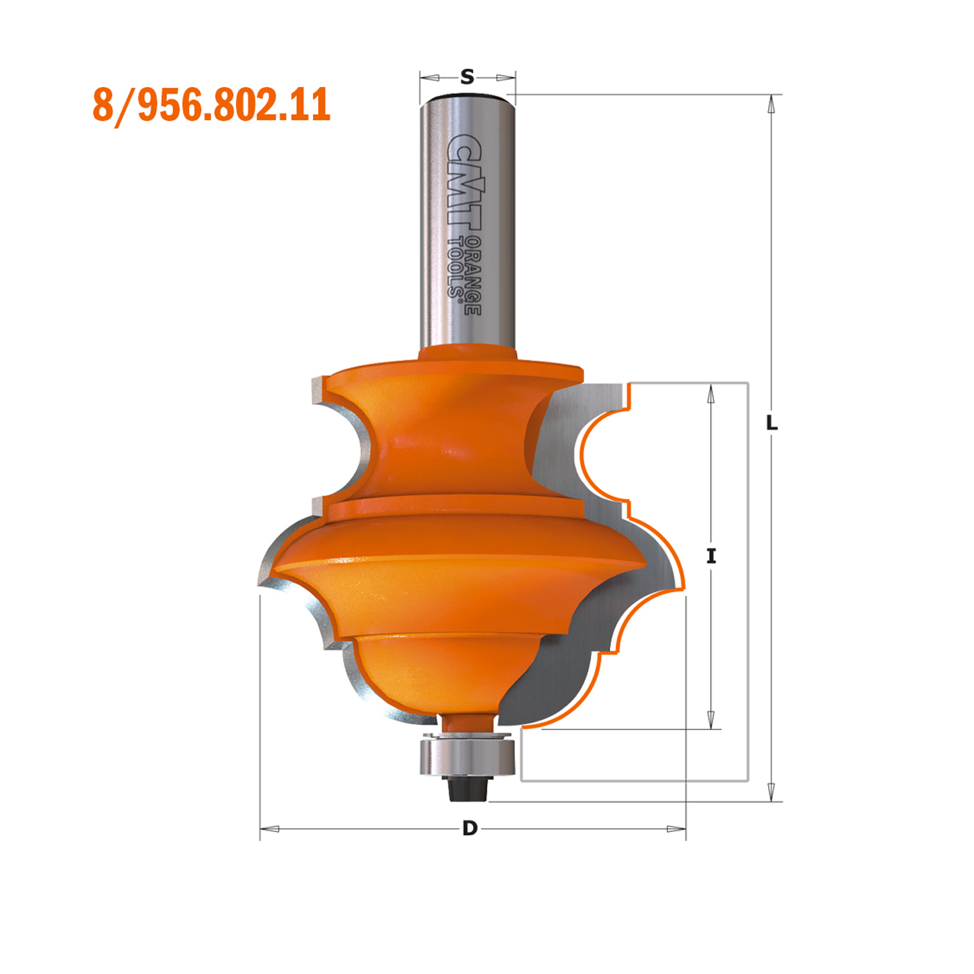 Fraise def 956.802.11 s/12 cmt