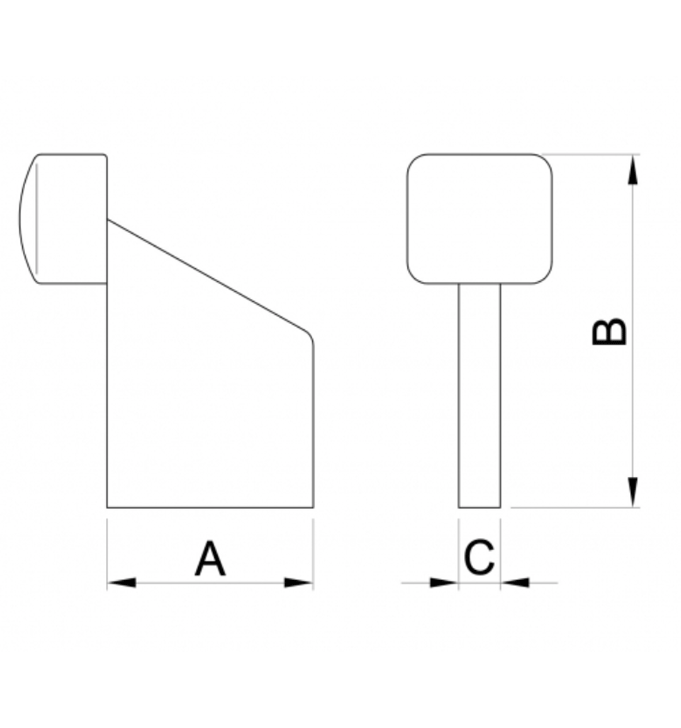 Arrêt de porte coulissant  ibfm